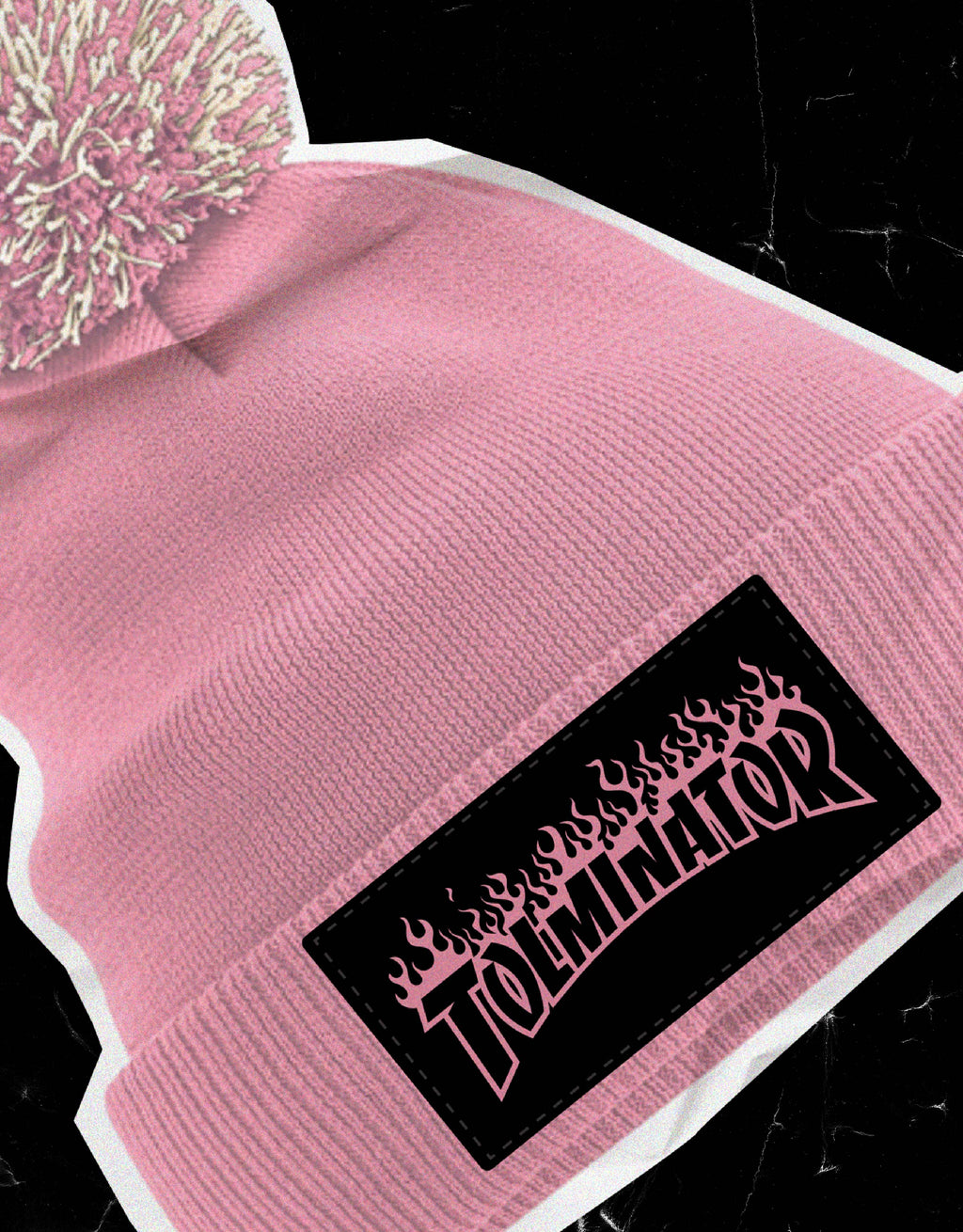 Winter Beanie With Pom-pom Tolminator III