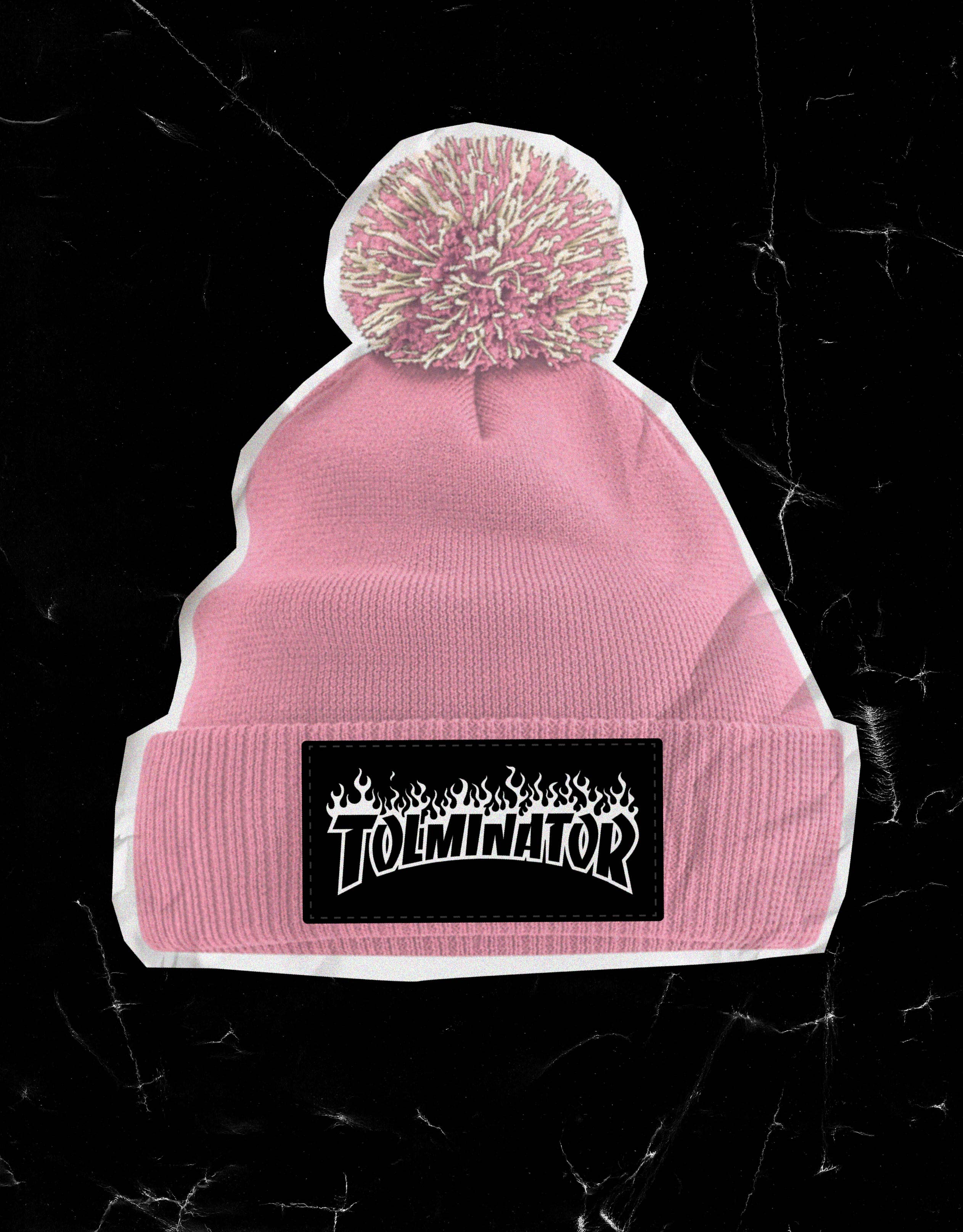 Winter Beanie With Pom-pom Tolminator III