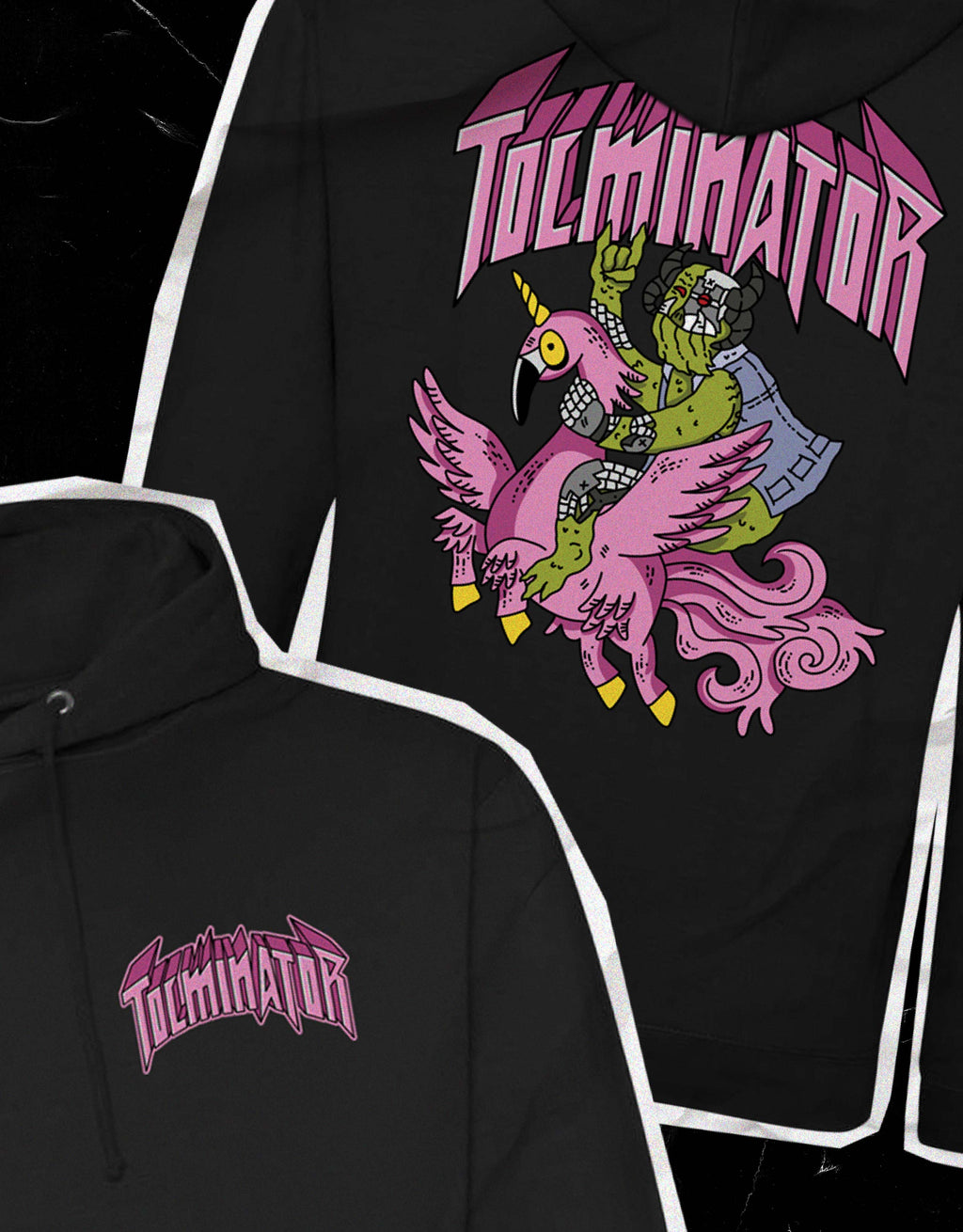 Pulover s kapuco TLMNTR Masters Of Mosh