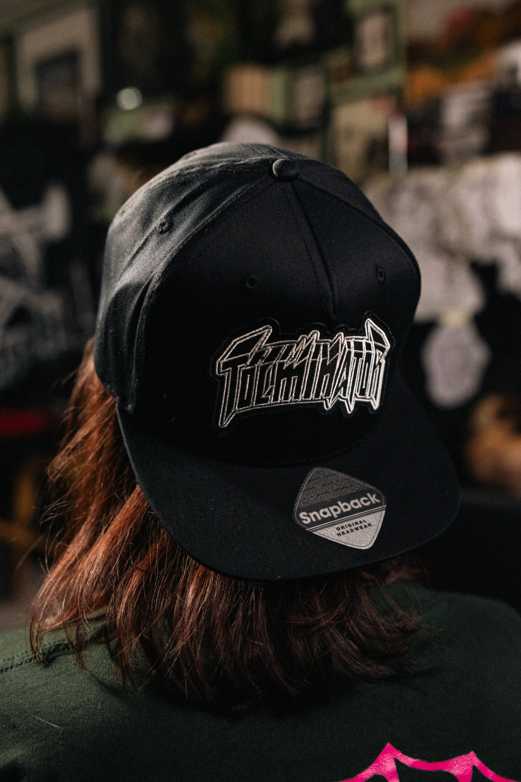 Snapback Trucker Tolminator Logo White Outline