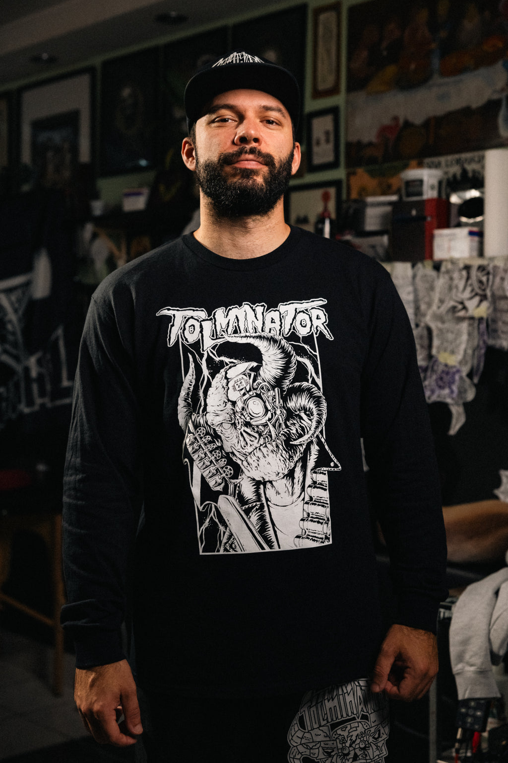 Majica z dolgimi rokavi - Culture Vulture Tolminator Skull