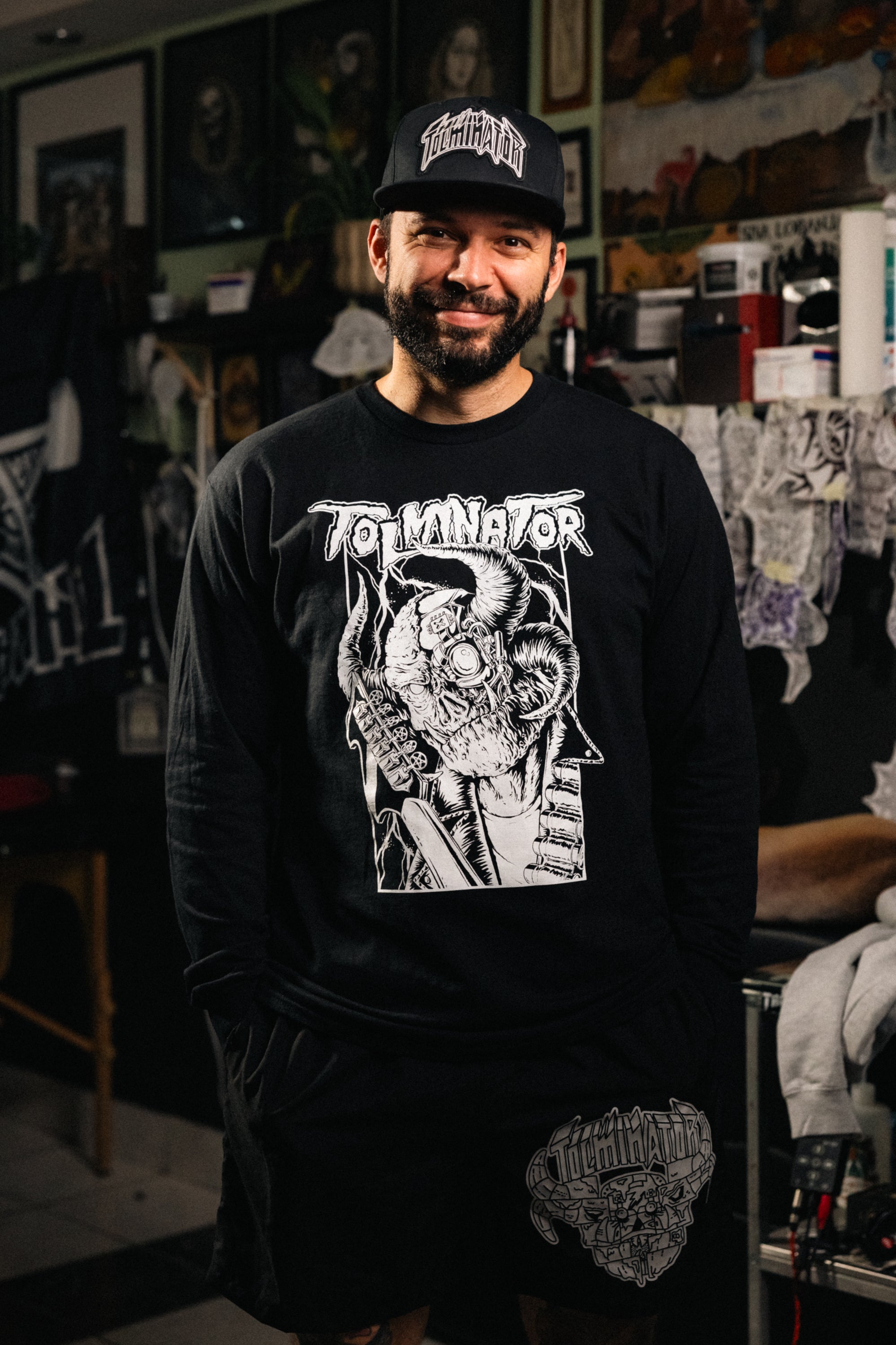 Majica z dolgimi rokavi - Culture Vulture Tolminator Skull