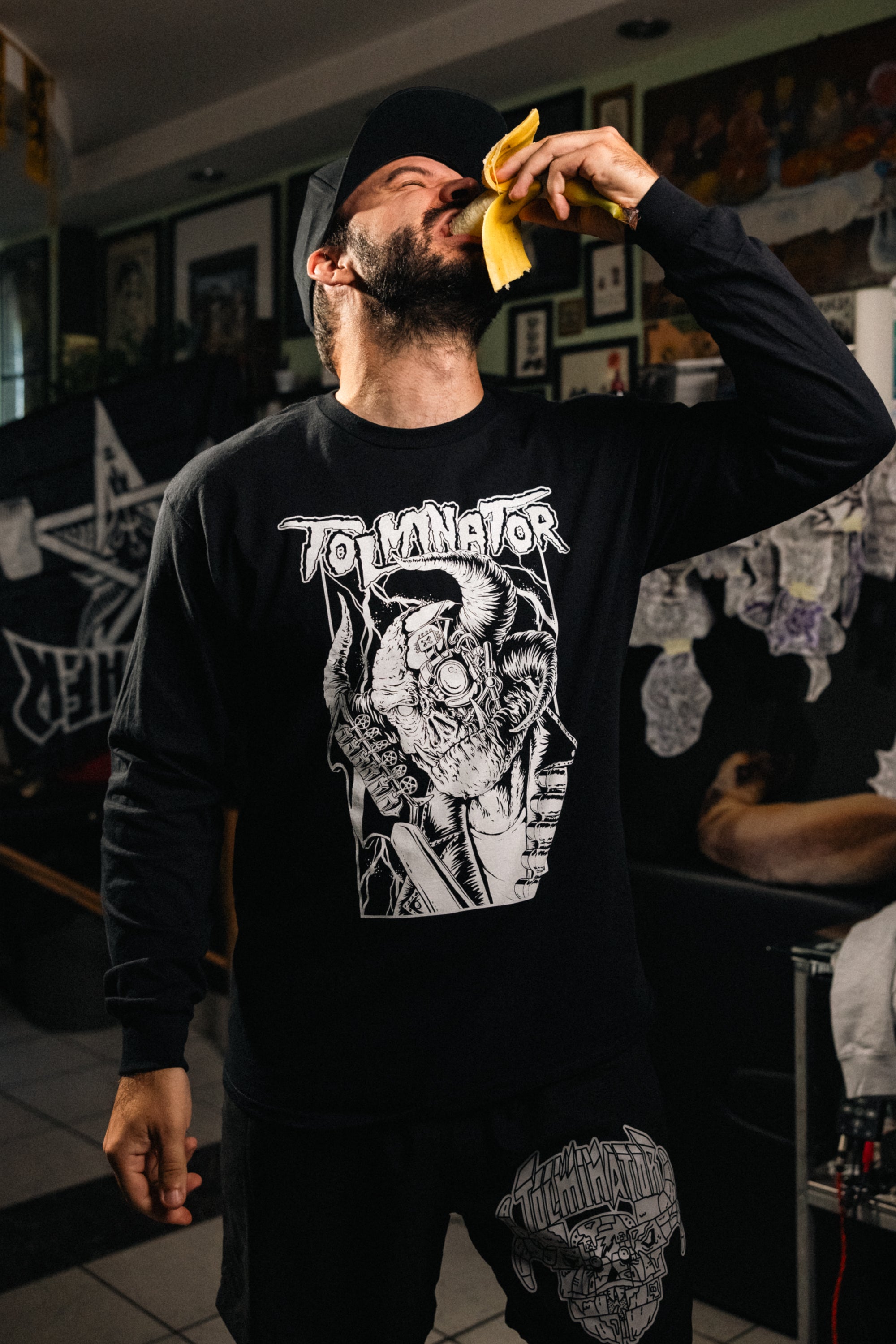 Majica z dolgimi rokavi - Culture Vulture Tolminator Skull