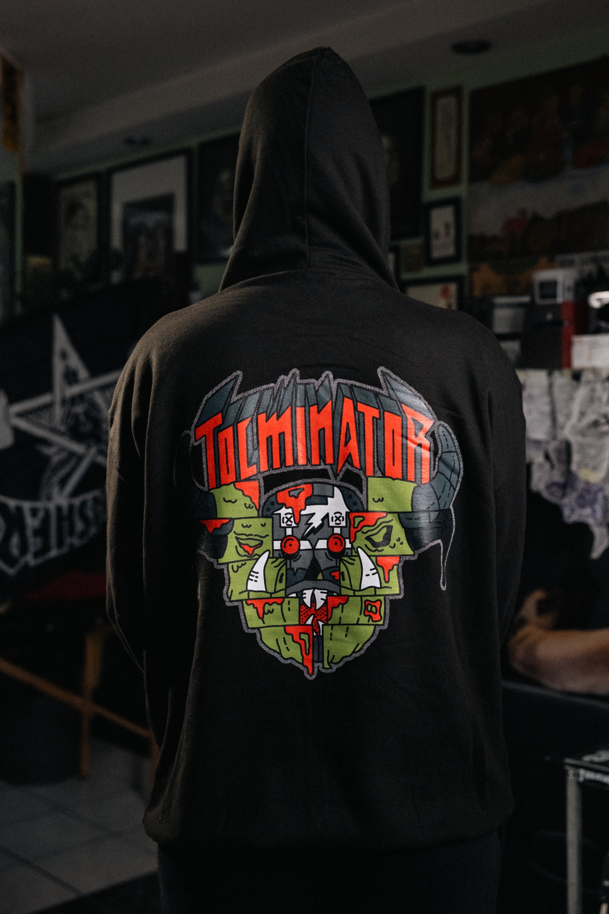 Pulover s kapuco z zadrgo Tolminator III