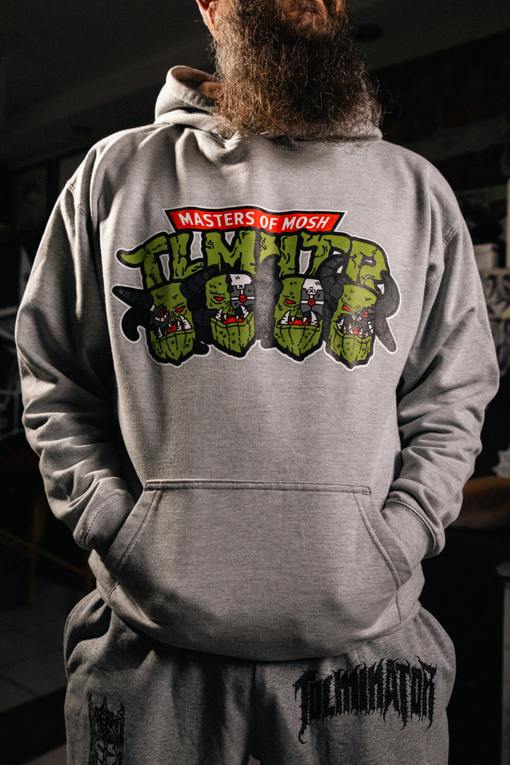 Pulover s kapuco TLMNTR Masters Of Mosh