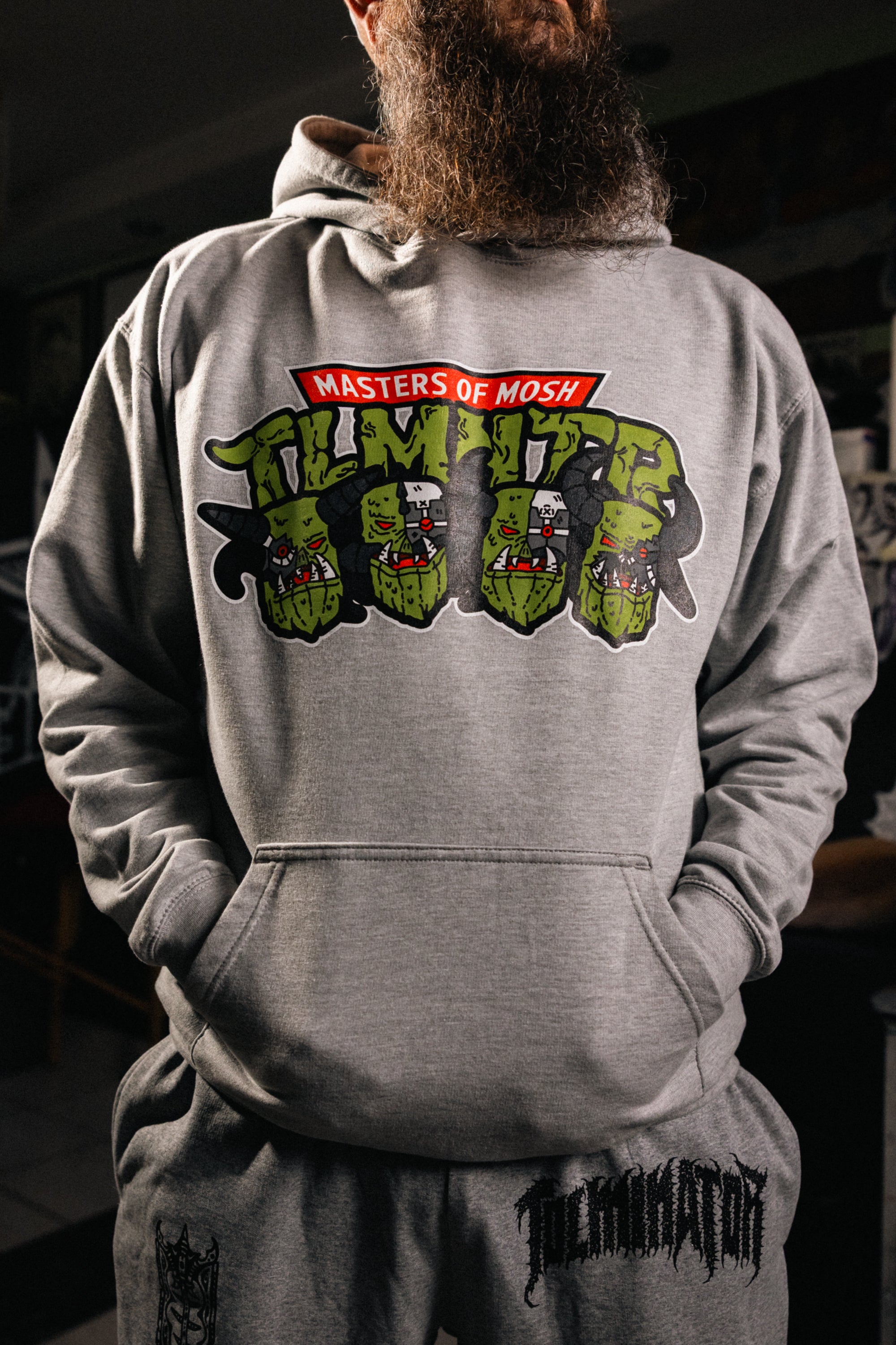 Pulover s kapuco TLMNTR Masters Of Mosh