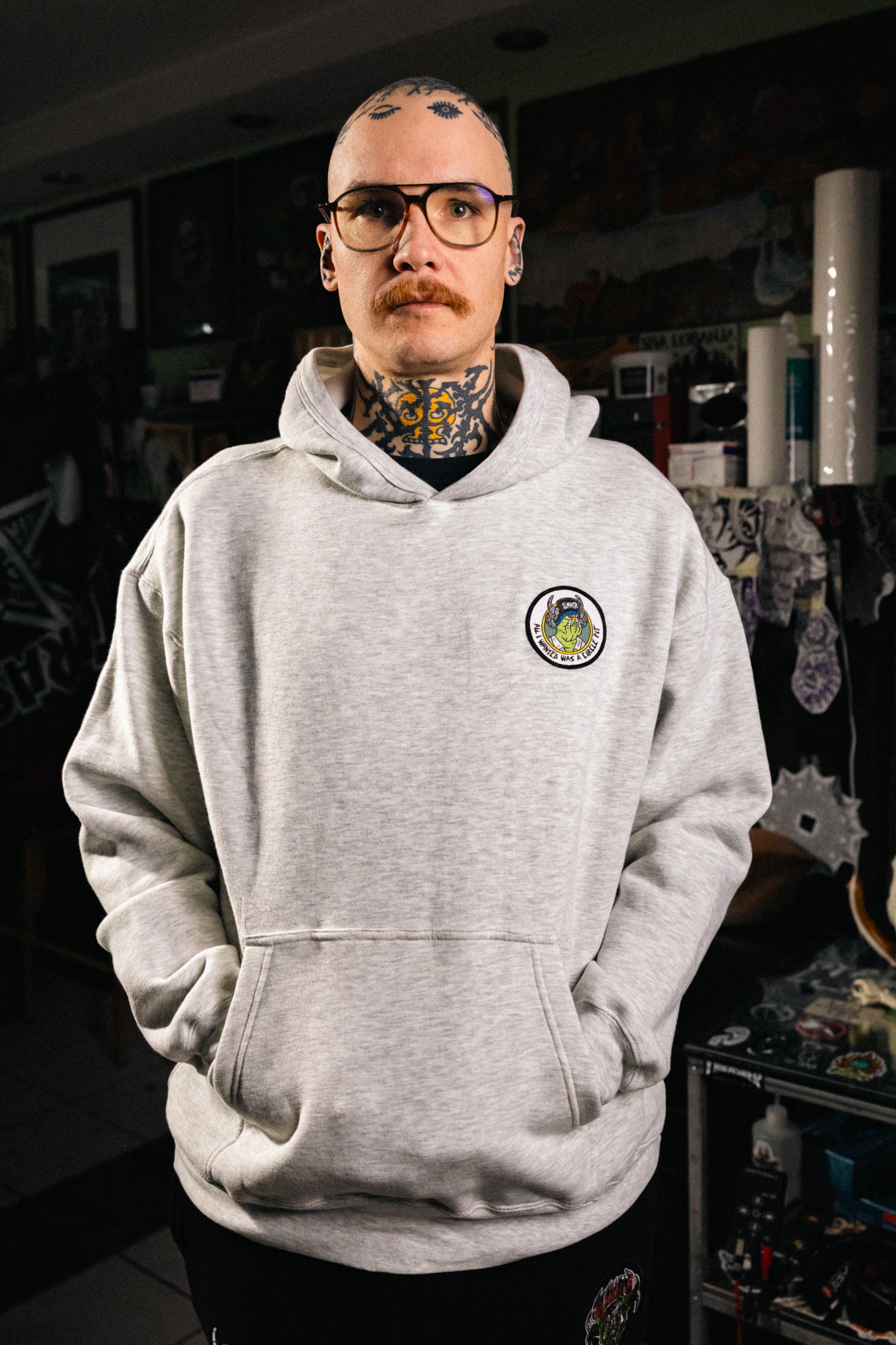 Pulover s kapuco All I Wanted Was A Circle Pit