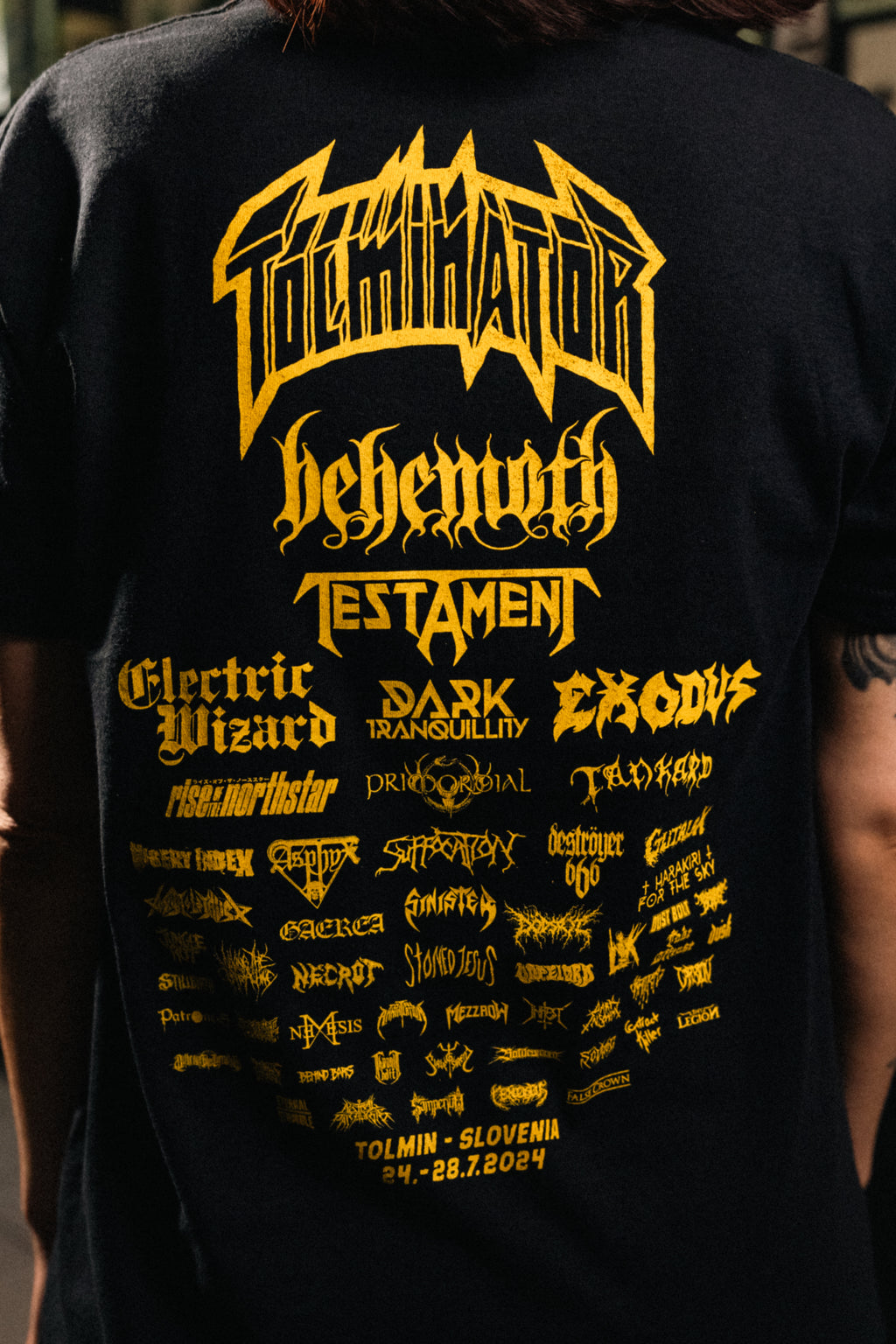 Majica Metal As Fuck 2024 Program Barvna