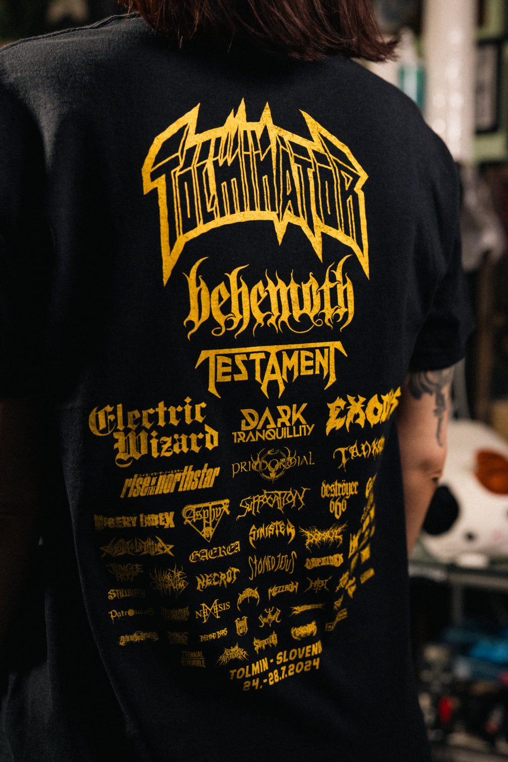 Majica Metal As Fuck 2024 Program Barvna