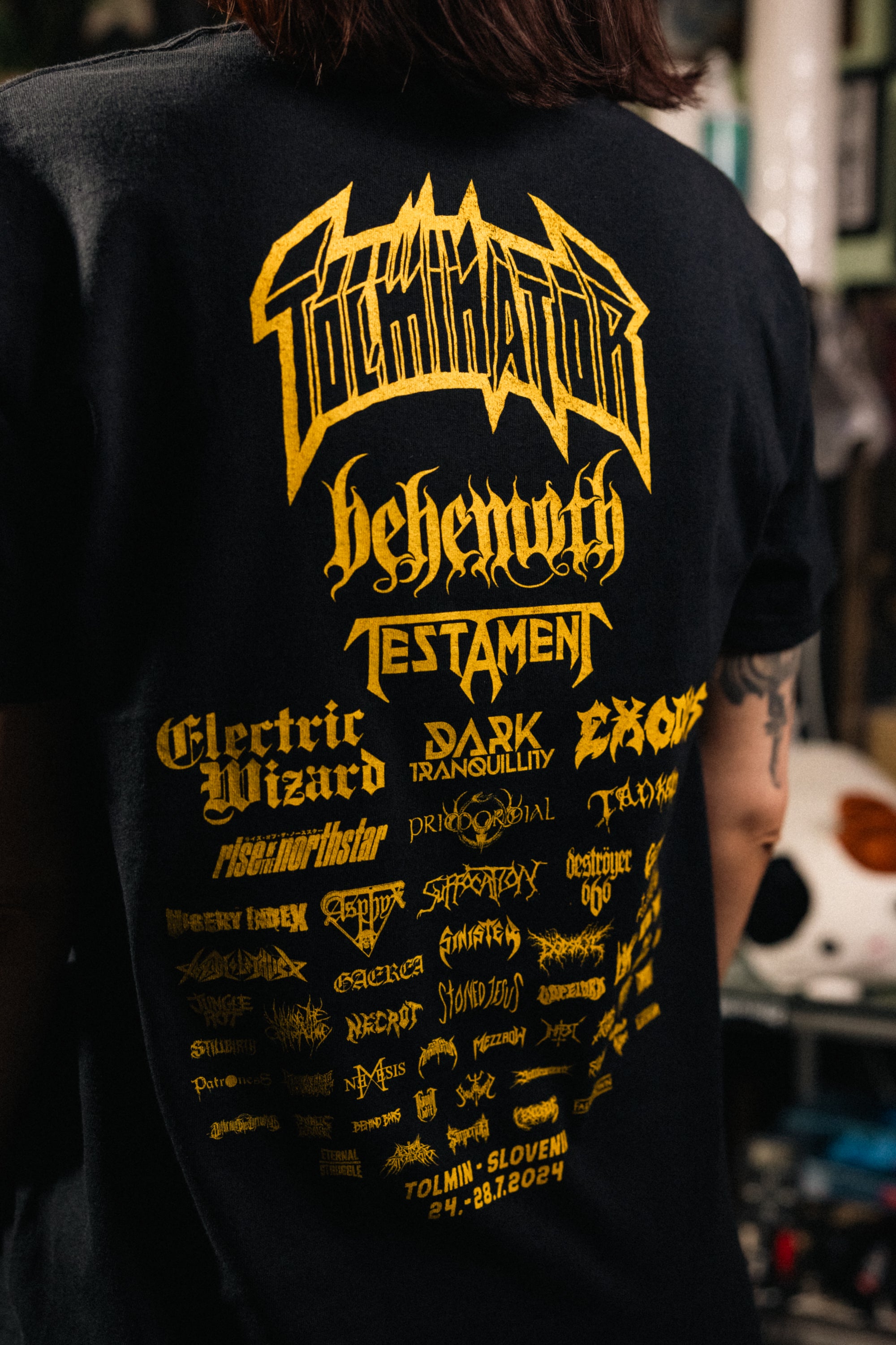 Majica Metal As Fuck 2024 Program Barvna