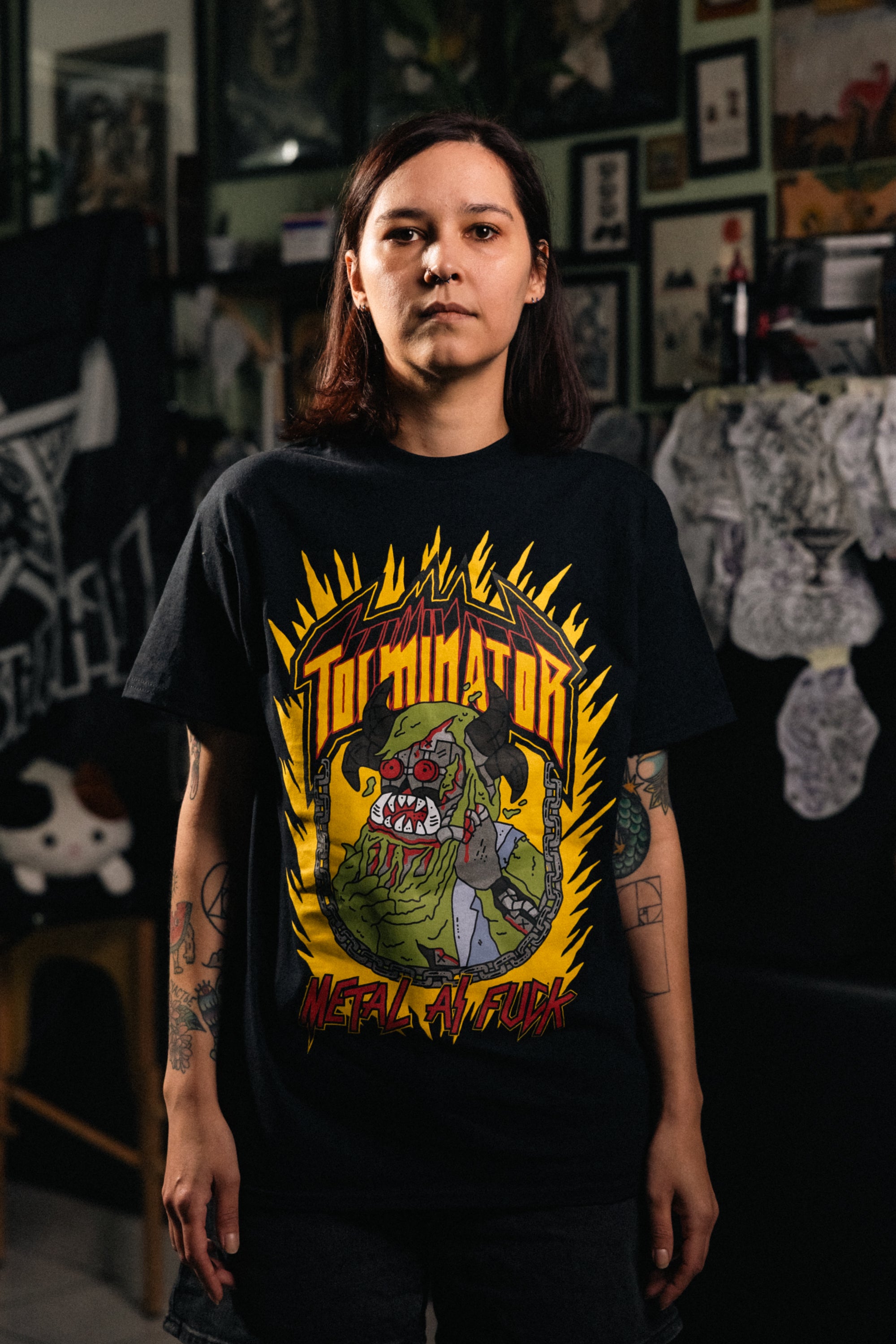 Majica Metal As Fuck 2024 Program Barvna