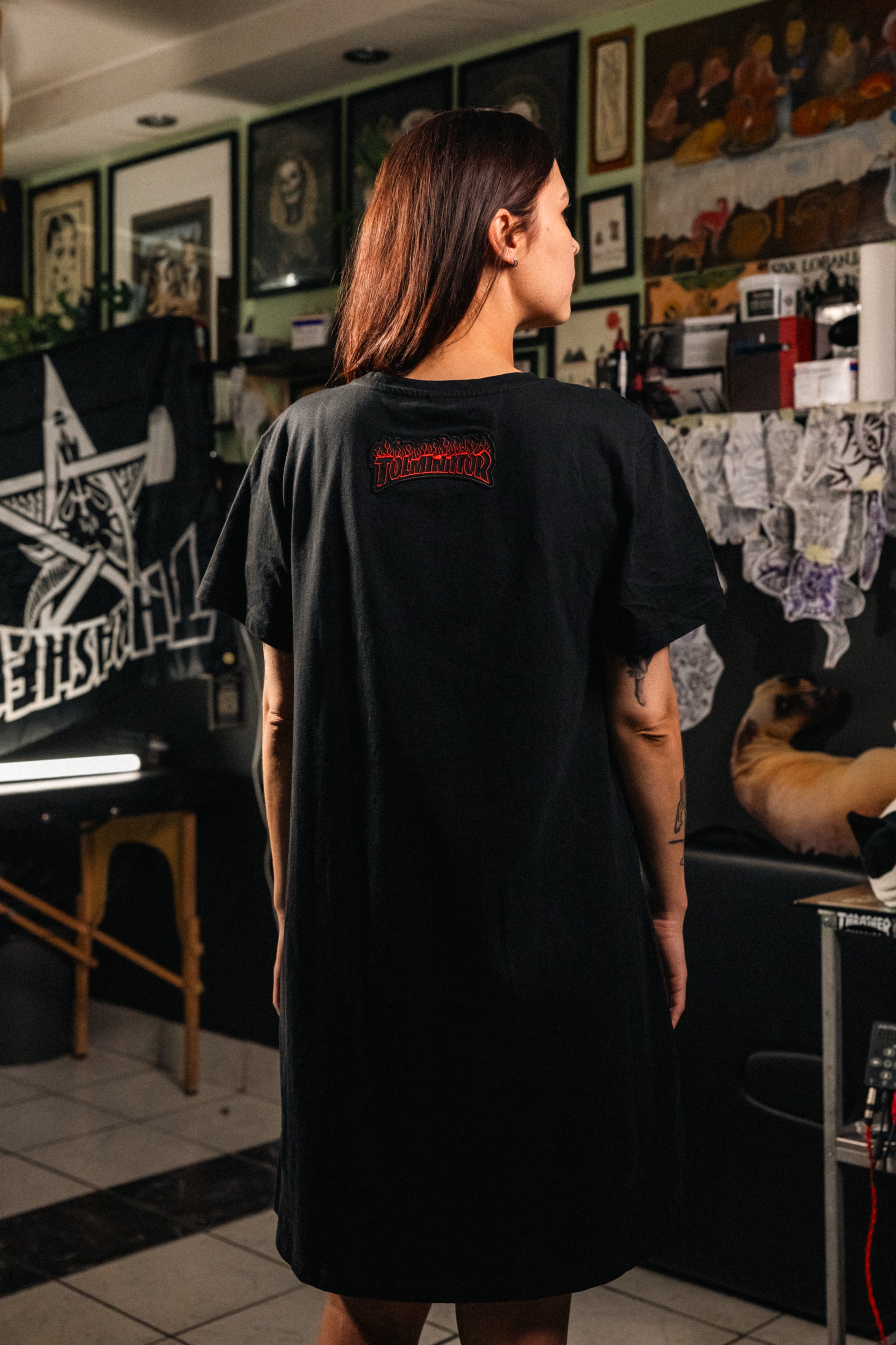 Dolga obleka Tolminator Trasher Logo