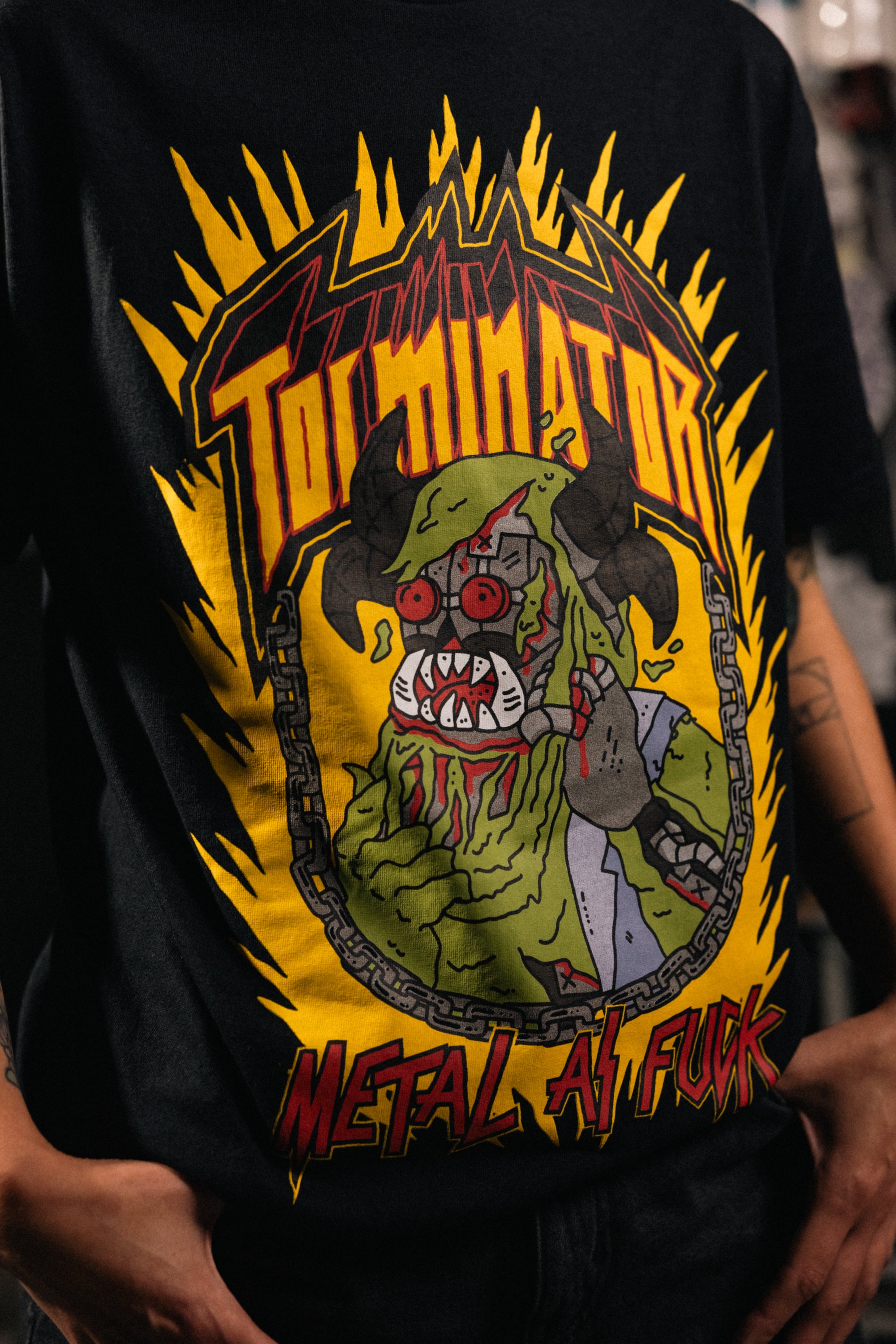 Majica Metal As Fuck 2024 Program Barvna