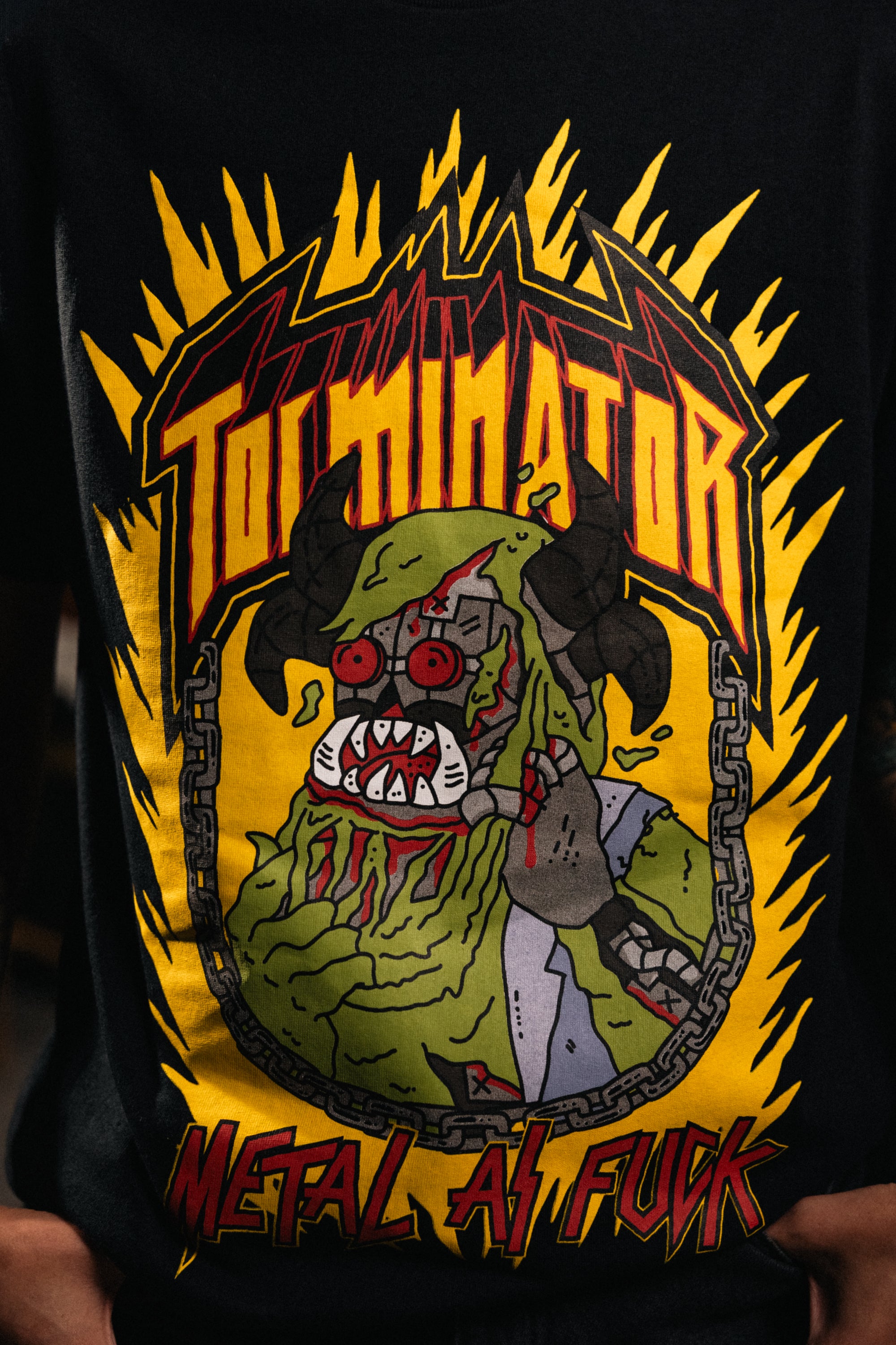 Majica Metal As Fuck 2024 Program Barvna