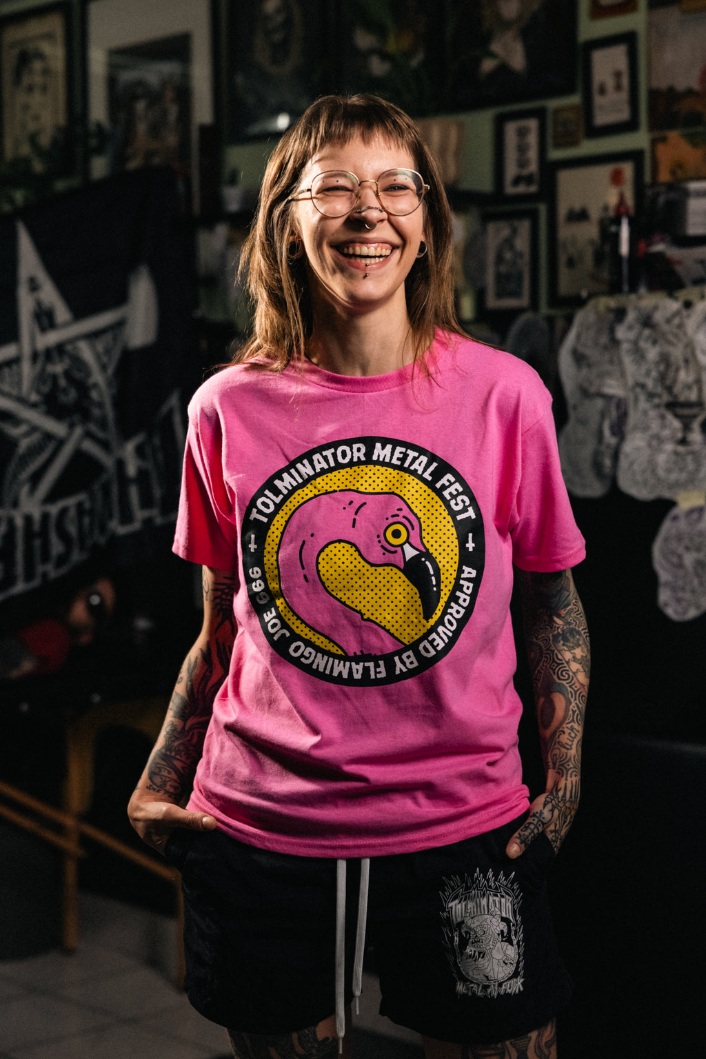 Otroška majica Flamingo Joe