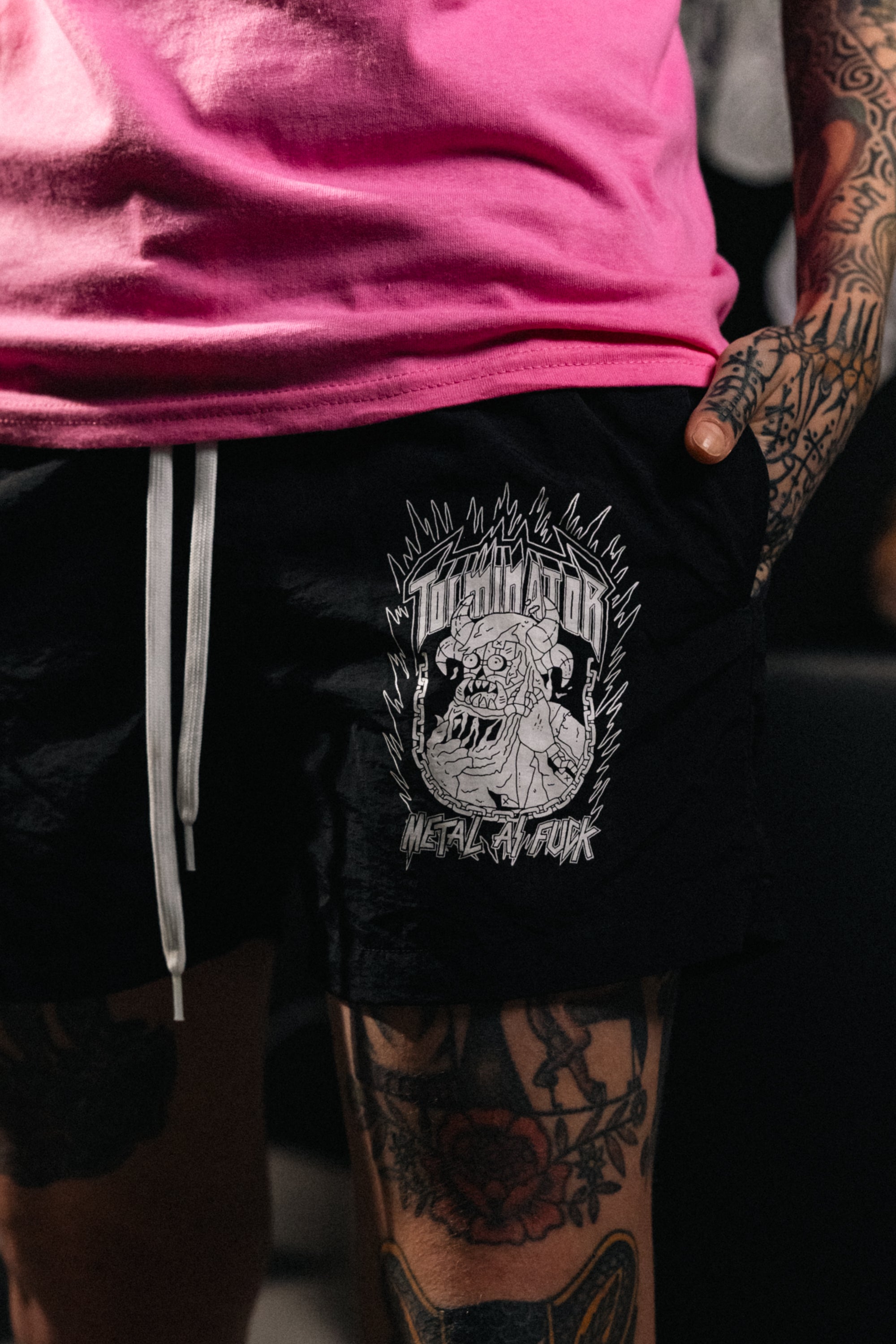 Kopalke kratke hlače Metal As Fuck