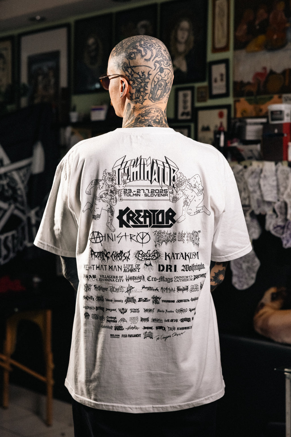 Majica z logotipom Tolminatorja, program za leto 2025