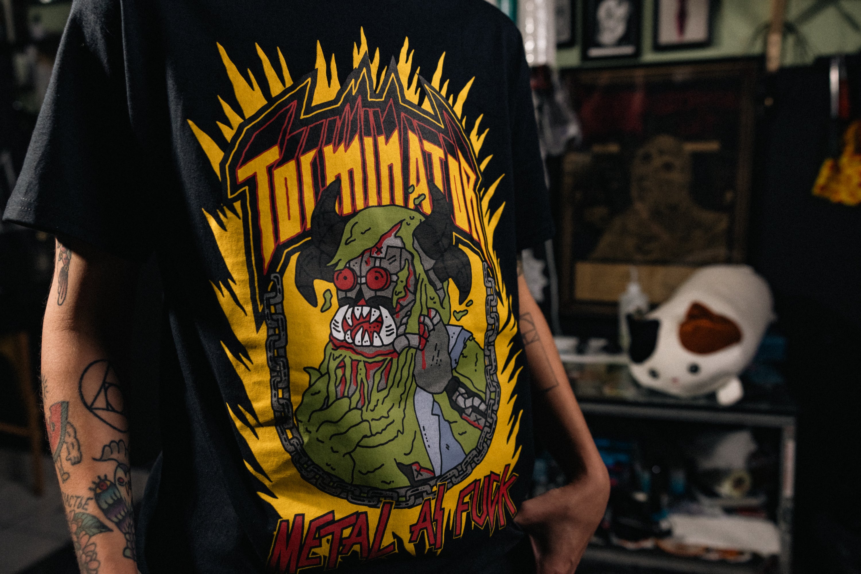 Majica Metal As Fuck 2024 Program Barvna