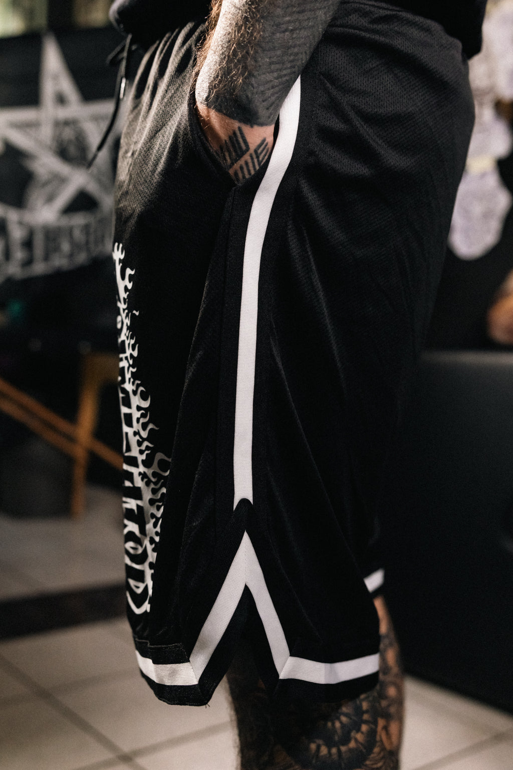 Mrežaste kratke hlače Trasher