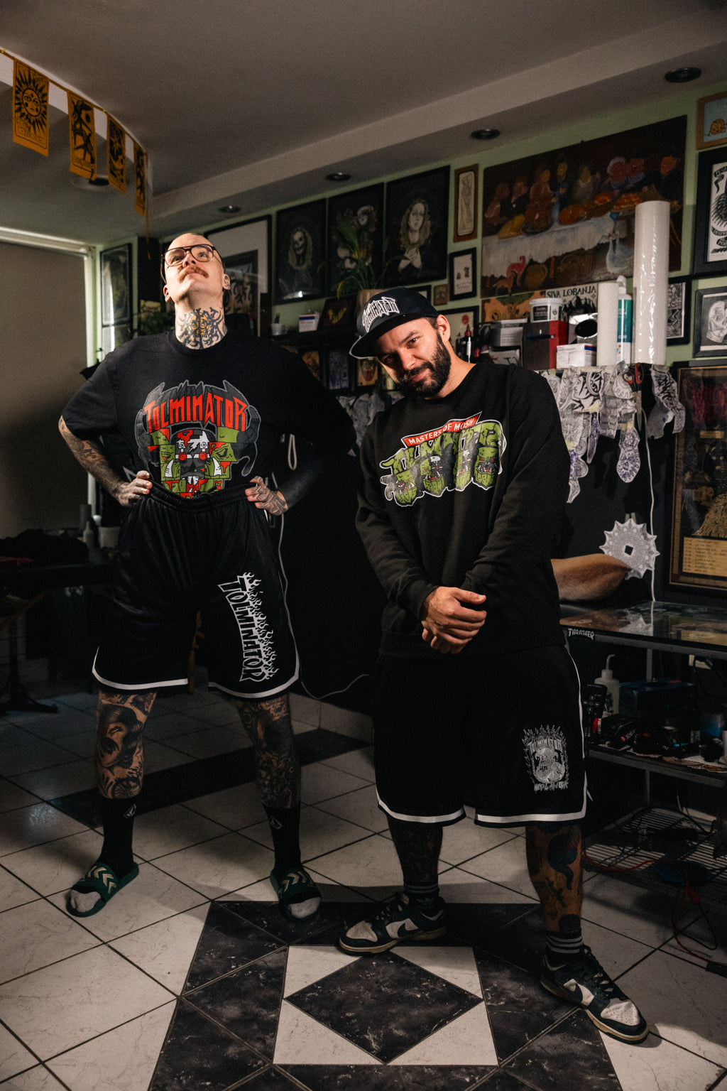 Mrežaste kratke hlače Metal As Fuck