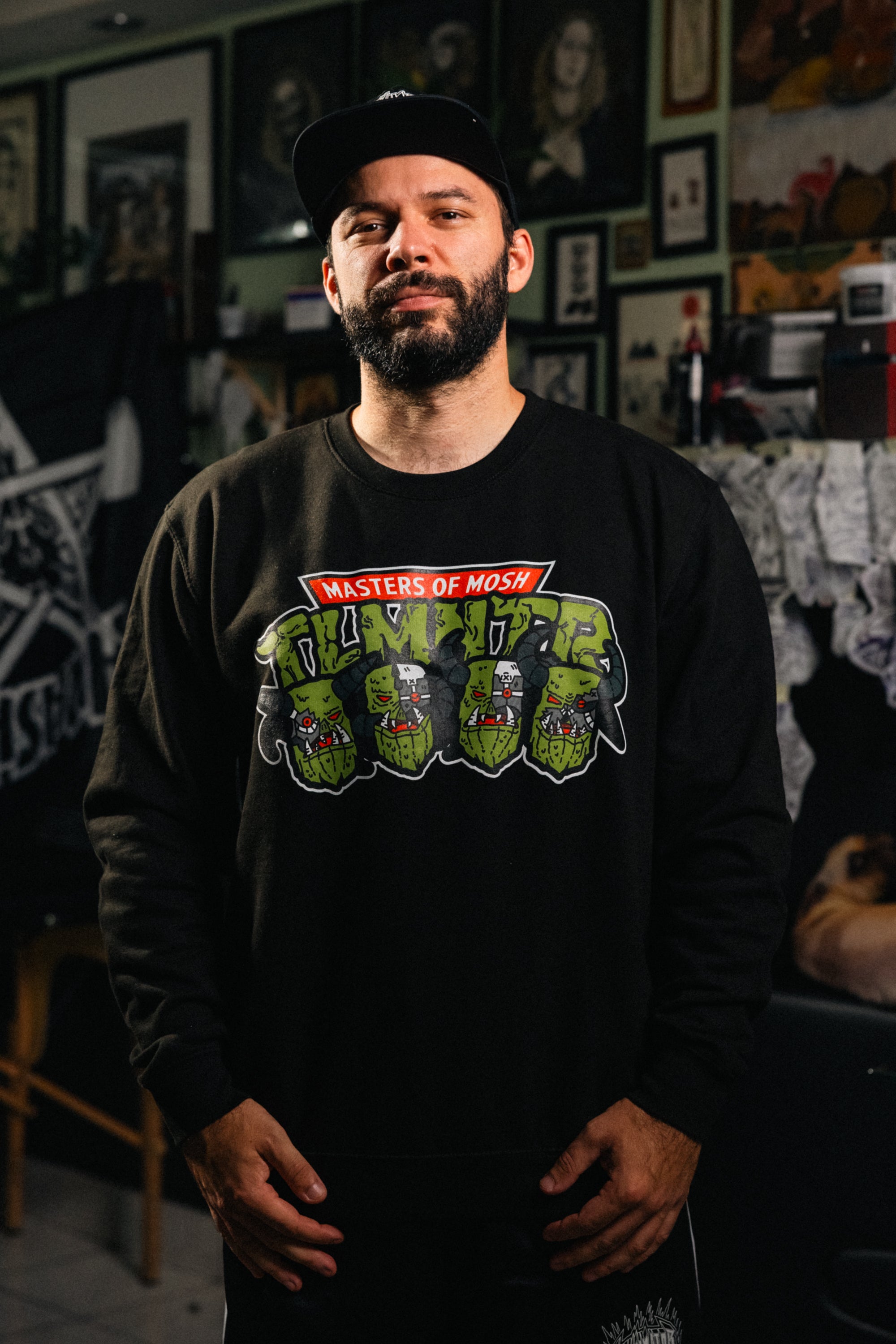 Pulover z okroglim izrezom TLMNTR Masters Of Mosh