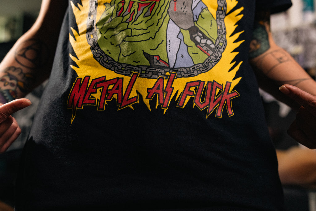 Majica Metal As Fuck 2024 Program Barvna