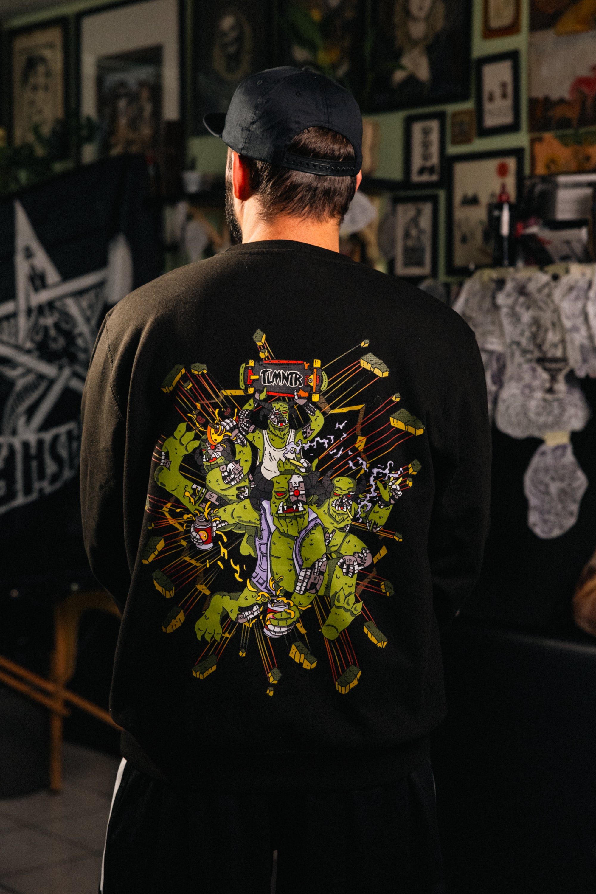 Pulover z okroglim izrezom TLMNTR Masters Of Mosh