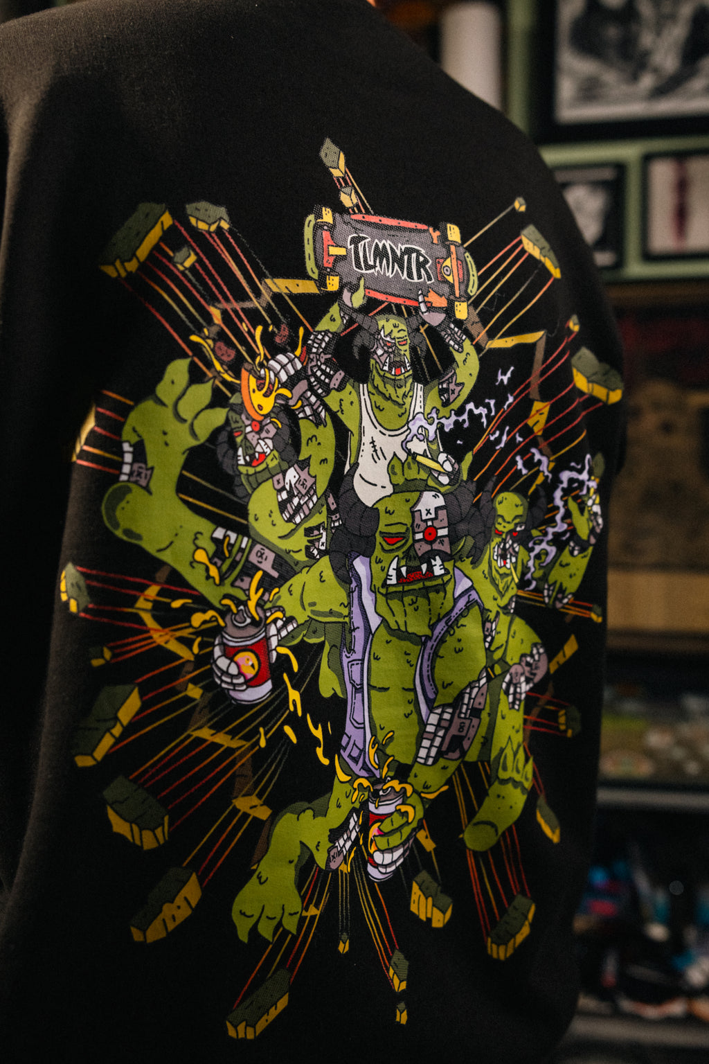 Pulover z okroglim izrezom TLMNTR Masters Of Mosh