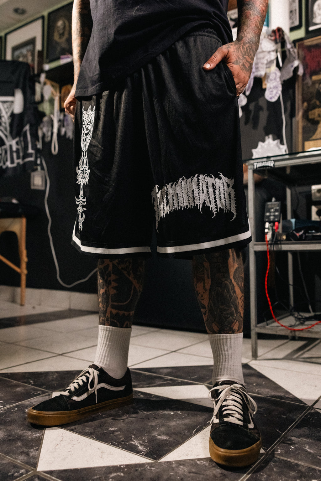 Mrežaste kratke hlače Obup Tolminator III